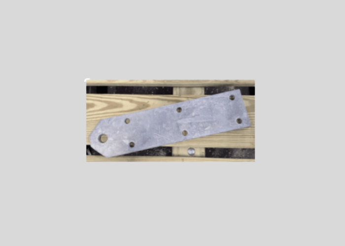Flat Dock Hinge 4″ x 16″